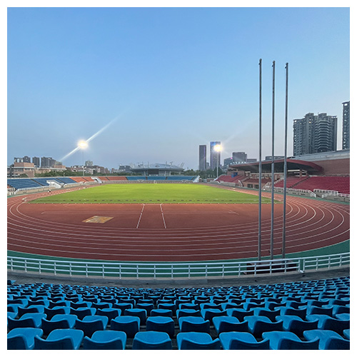 东莞杭州电子科技大学混合型塑胶跑道