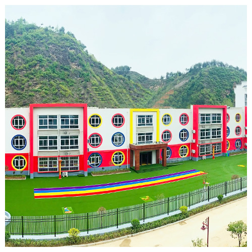 东莞高坝店镇中心幼儿园人造草坪跑道